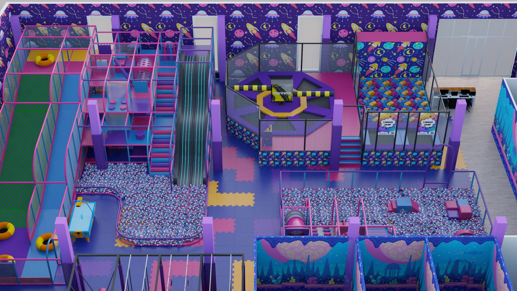 3D-концепция парка